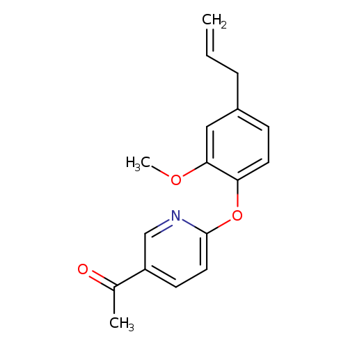 5-Acetyl-2-(4-allyl-2-methoxyphenoxy) pyridine