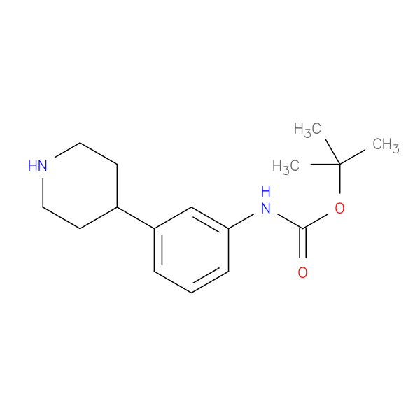 tert-Butyl (3-(piperidin-4-yl)phenyl)carbamate