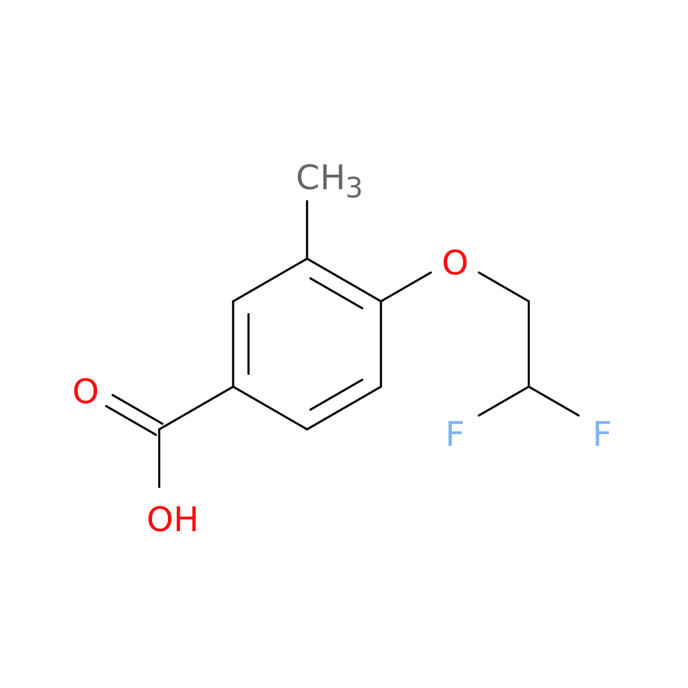 4-(2,2-Difluoroethoxy)-3-methylbenzoic acid