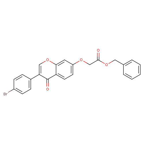 benzyl 2-{[3-(4-bromophenyl)-4-oxo-4H-chromen-7-yl]oxy}acetate