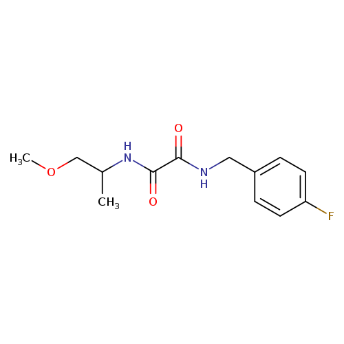 N'-[(4-fluorophenyl)methyl]-N-(1-methoxypropan-2-yl)ethanediamide