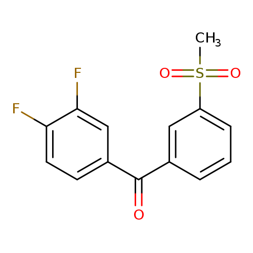 (3,4-difluorophenyl)(3-methanesulfonylphenyl)methanone