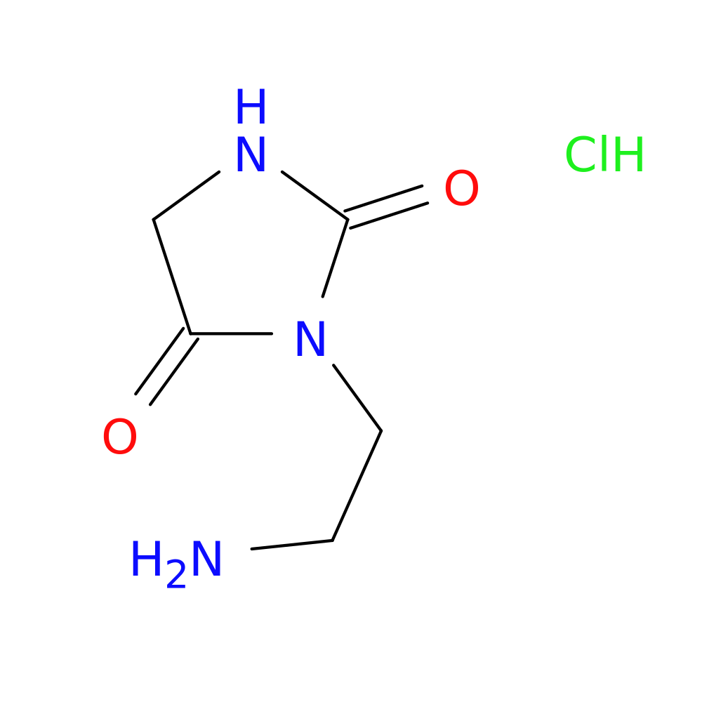 3-(2-aminoethyl)imidazolidine-2,4-dione hydrochloride
