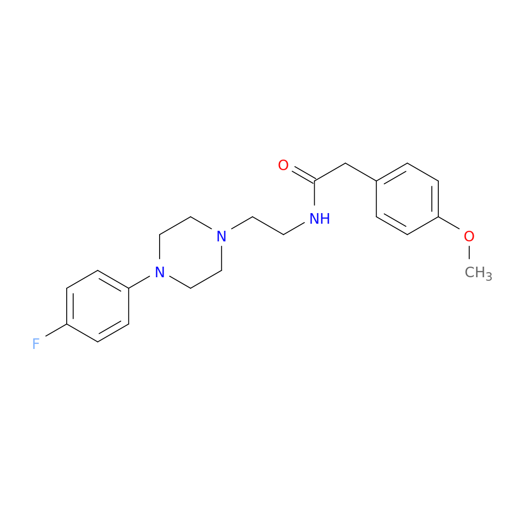 N-{2-[4-(4-fluorophenyl)piperazin-1-yl]ethyl}-2-(4-methoxyphenyl)acetamide