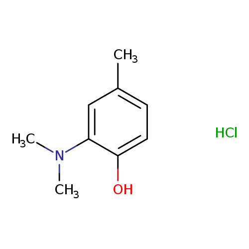 2-(dimethylamino)-4-methylphenol hydrochloride