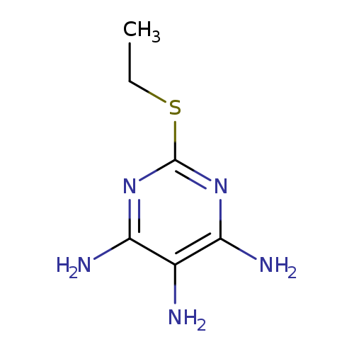 4,5,6-Pyrimidinetriamine, 2-(ethylthio)-