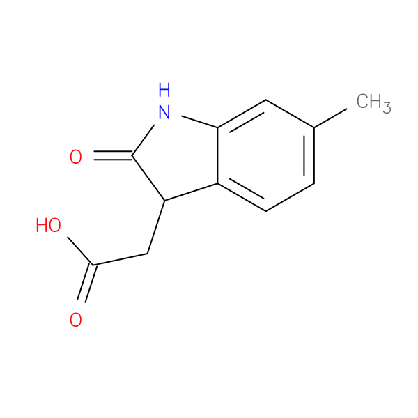(6-Methyl-2-oxo-2,3-dihydro-1H-indol-3-yl)acetic acid