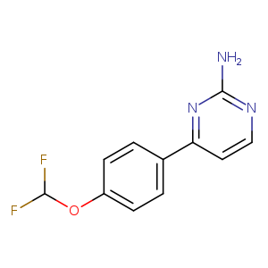 4-(4-(Difluoromethoxy)phenyl)pyrimidin-2-amine