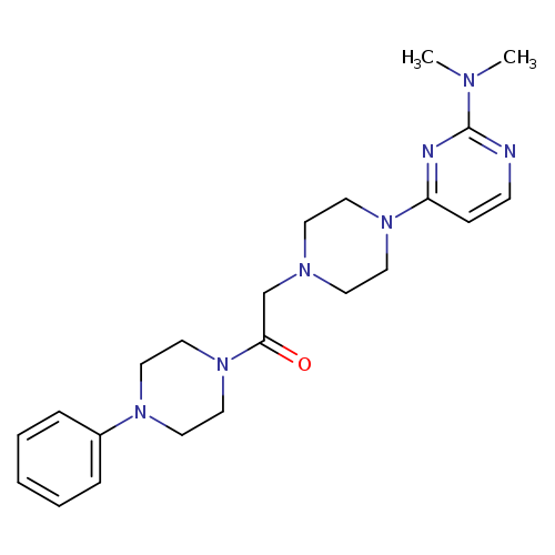 2-{4-[2-(dimethylamino)pyrimidin-4-yl]piperazin-1-yl}-1-(4-phenylpiperazin-1-yl)ethan-1-one