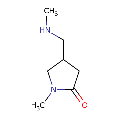 1-methyl-4-[(methylamino)methyl]-2-pyrrolidinone
