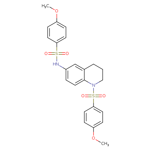 4-methoxy-N-[1-(4-methoxybenzenesulfonyl)-1,2,3,4-tetrahydroquinolin-6-yl]benzene-1-sulfonamide