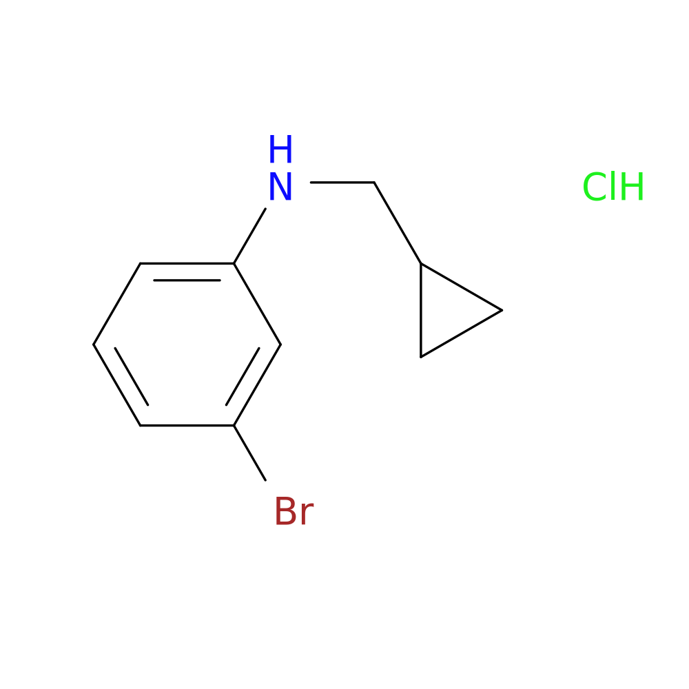 3-bromo-N-(cyclopropylmethyl)aniline hydrochloride