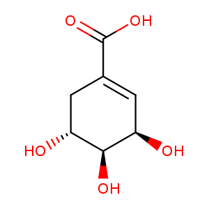 1-Cyclohexene-1-carboxylic acid, 3,4,5-trihydroxy-, (3R,4S,5R)-