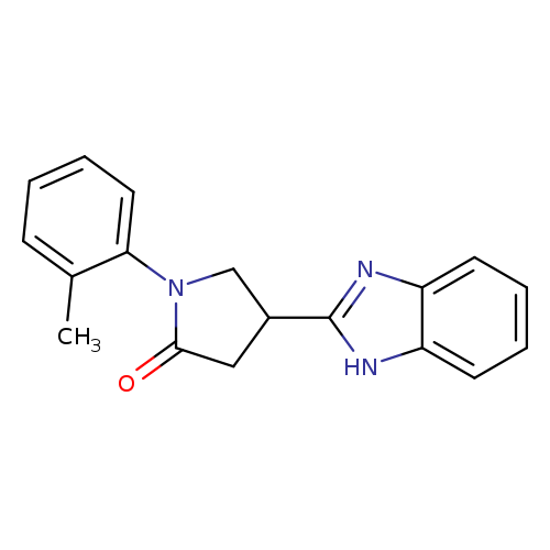 4-(1H-Benzimidazol-2-yl)-1-(2-methylphenyl)pyrrolidin-2-one