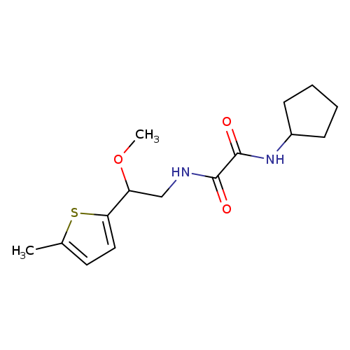 N'-cyclopentyl-N-[2-methoxy-2-(5-methylthiophen-2-yl)ethyl]ethanediamide