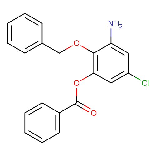 3-amino-2-(benzyloxy)-5-chlorophenyl benzoate