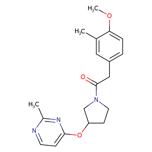 2-(4-methoxy-3-methylphenyl)-1-{3-[(2-methylpyrimidin-4-yl)oxy]pyrrolidin-1-yl}ethan-1-one