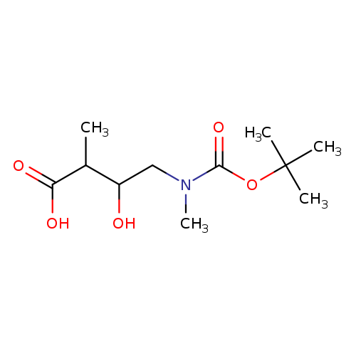4-{[(tert-butoxy)carbonyl](methyl)amino}-3-hydroxy-2-methylbutanoic acid