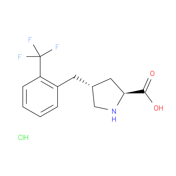 (2S,4R)-4-(2-(Trifluoromethyl)benzyl)pyrrolidine-2-carboxylic acid hydrochloride