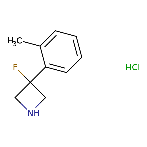 3-fluoro-3-(2-methylphenyl)azetidinehydrochloride