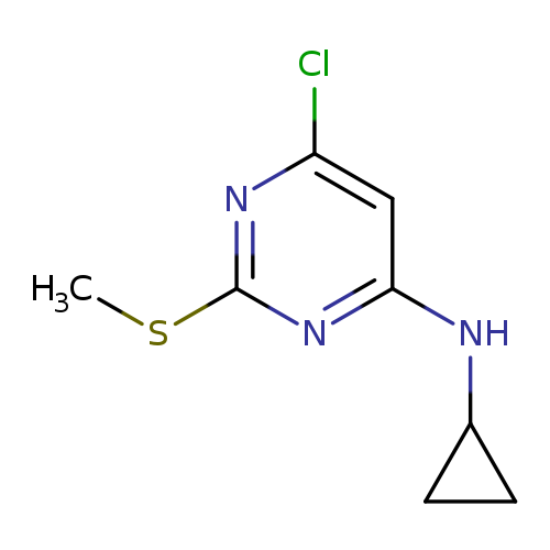 6-Chloro-4-(N-cyclopropylamino)-2-(methylthio)pyrimidine