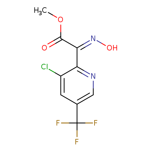 methyl (2E)-2-[3-chloro-5-(trifluoromethyl)pyridin-2-yl]-2-(N-hydroxyimino)acetate