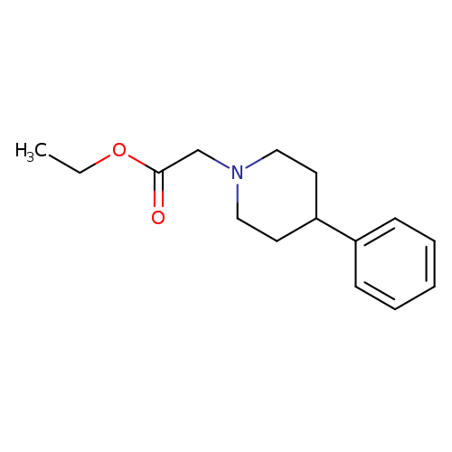 ethyl 2-(4-phenylpiperidin-1-yl)acetate