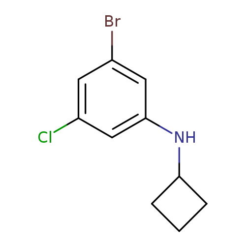 3-Bromo-5-chloro-N-cyclobutylaniline