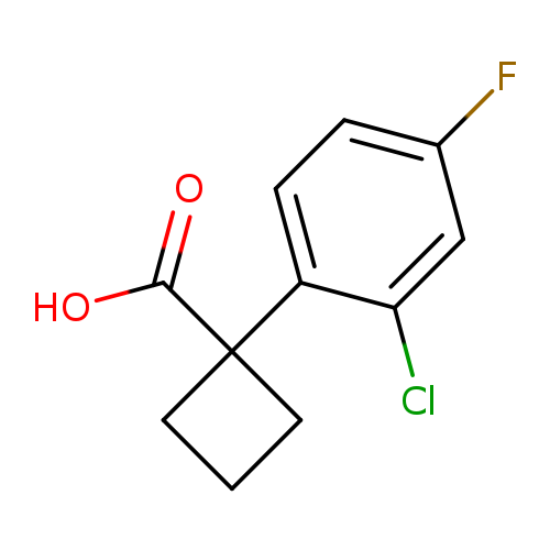 1-(2-Chloro-4-fluorophenyl)cyclobutanecarboxylic Acid