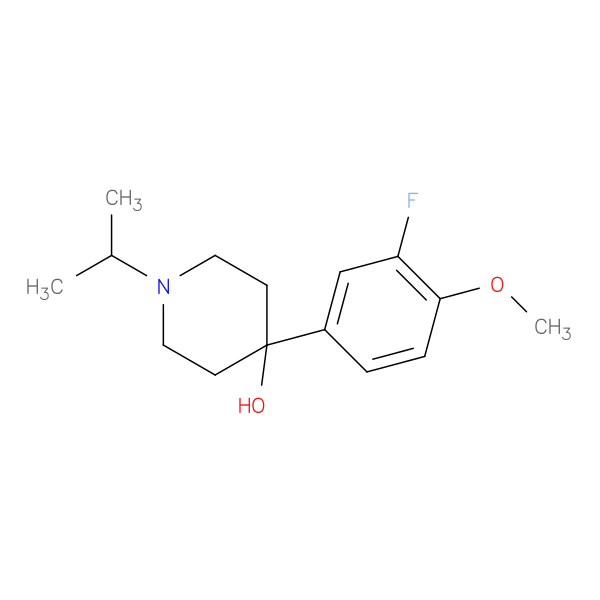 4-(3-Fluoro-4-methoxyphenyl)-4-hydroxy-1-iso-propylpiperidine