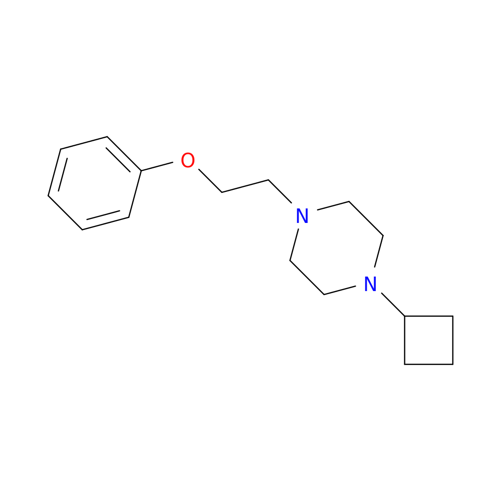 1-cyclobutyl-4-(2-phenoxyethyl)piperazine