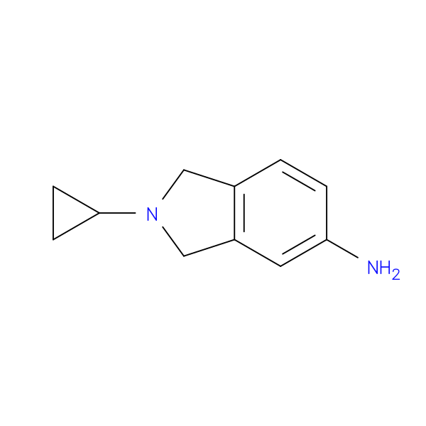 2-Cyclopropyl-2,3-dihydro-1h-isoindol-5-amine