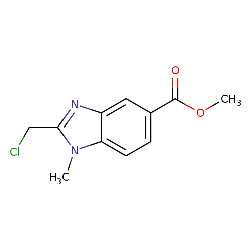 methyl 2-(chloromethyl)-1-methyl-1H-1,3-benzodiazole-5-carboxylate