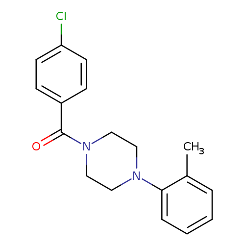 1-(4-chlorobenzoyl)-4-(2-methylphenyl)piperazine