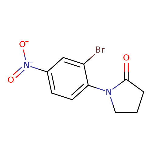 1-(2-Bromo-4-nitrophenyl)pyrrolidin-2-one