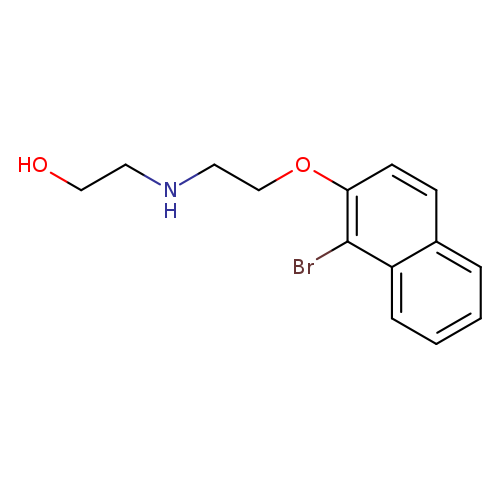 2-((2-((1-Bromonaphthalen-2-yl)oxy)ethyl)amino)ethanol
