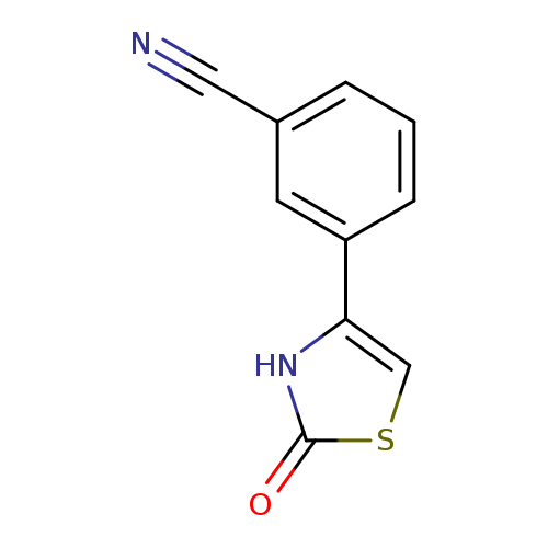 3-(2-oxo-2,3-dihydro-1,3-thiazol-4-yl)benzonitrile