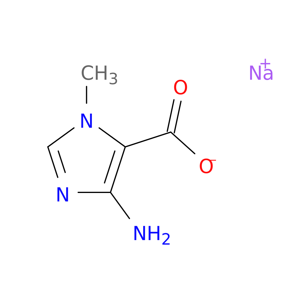 sodium 4-amino-1-methyl-1H-imidazole-5-carboxylate