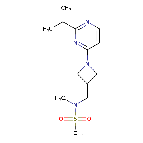 N-methyl-N-({1-[2-(propan-2-yl)pyrimidin-4-yl]azetidin-3-yl}methyl)methanesulfonamide
