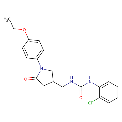 1-(2-chlorophenyl)-3-{[1-(4-ethoxyphenyl)-5-oxopyrrolidin-3-yl]methyl}urea