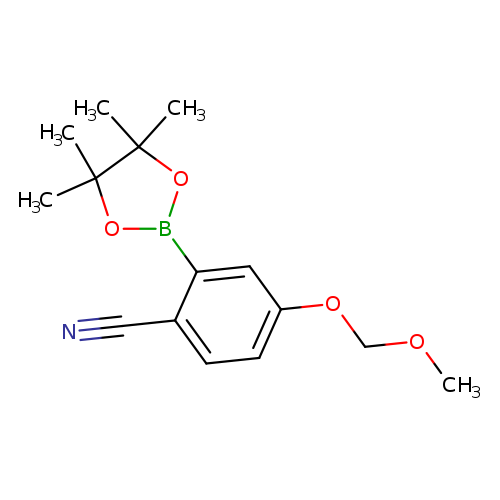 4-(methoxymethoxy)-2-(4,4,5,5-tetramethyl-1,3,2-dioxaborolan-2-yl)benzonitrile