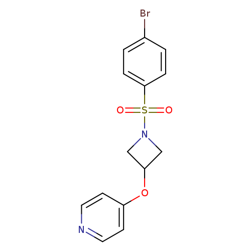 4-{[1-(4-bromobenzenesulfonyl)azetidin-3-yl]oxy}pyridine