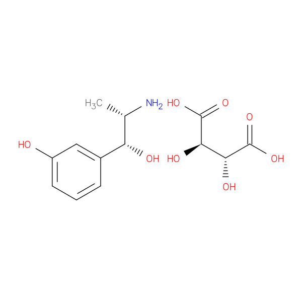 3-((1R,2S)-2-Amino-1-hydroxypropyl)phenol (2R,3R)-2,3-dihydroxysuccinate