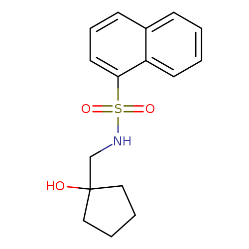 N-[(1-hydroxycyclopentyl)methyl]naphthalene-1-sulfonamide