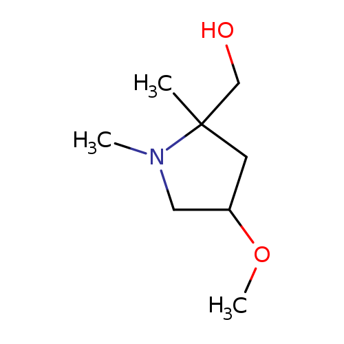 (4-methoxy-1,2-dimethylpyrrolidin-2-yl)methanol