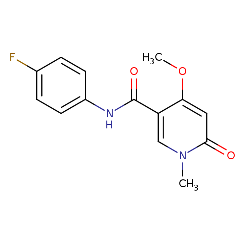 N-(4-fluorophenyl)-4-methoxy-1-methyl-6-oxo-1,6-dihydropyridine-3-carboxamide