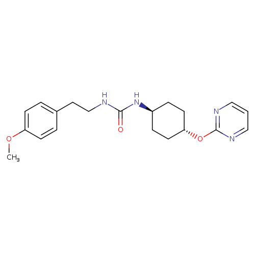 1-[2-(4-methoxyphenyl)ethyl]-3-[(1r,4r)-4-(pyrimidin-2-yloxy)cyclohexyl]urea