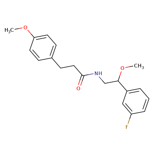 N-[2-(3-fluorophenyl)-2-methoxyethyl]-3-(4-methoxyphenyl)propanamide
