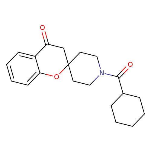 1'-cyclohexanecarbonyl-3,4-dihydrospiro[1-benzopyran-2,4'-piperidine]-4-one