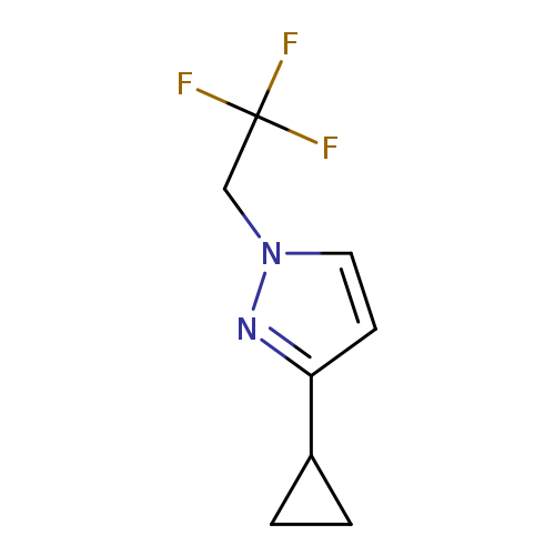 3-Cyclopropyl-1-(2,2,2-trifluoroethyl)-1H-pyrazole